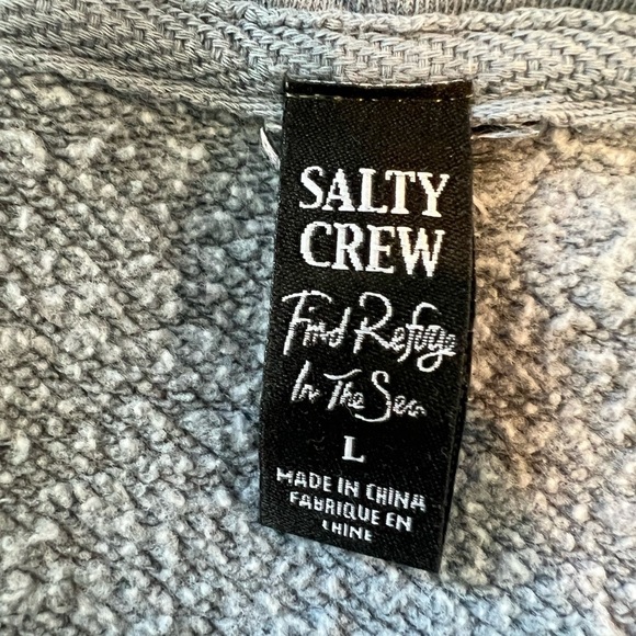 Salty Crew Blue Hoodie for Men - Picture 2 of 6
